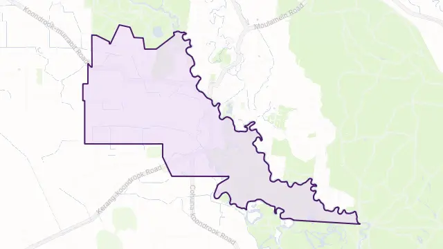 Koondrook Area Boundary Map