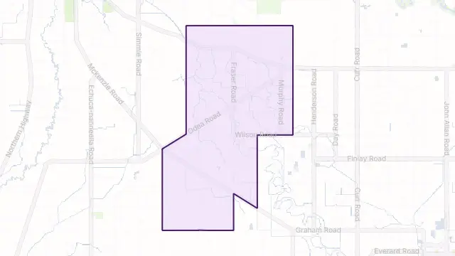 Koyuga Area Boundary Map
