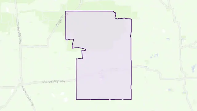 Kulwin Area Boundary Map