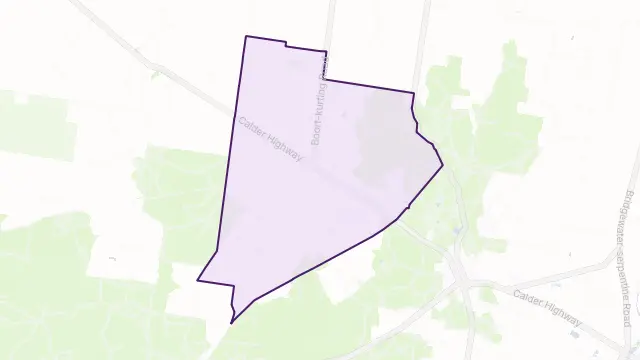 Kurting Area Boundary Map