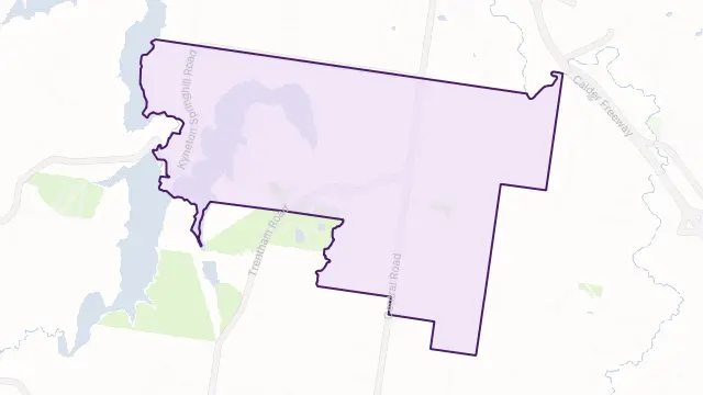 Kyneton South Area Boundary Map