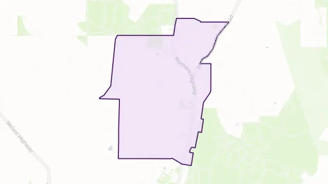 Ladys Pass Area Boundary Map
