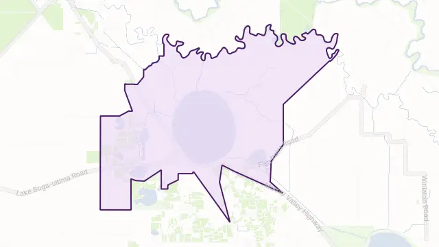 Lake Boga Area Boundary Map