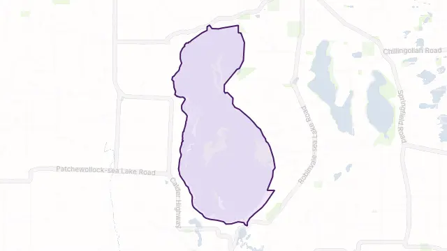 Lake Tyrrell Area Boundary Map