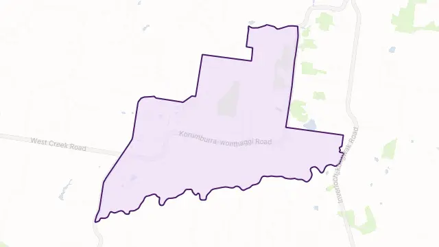 Lance Creek Area Boundary Map