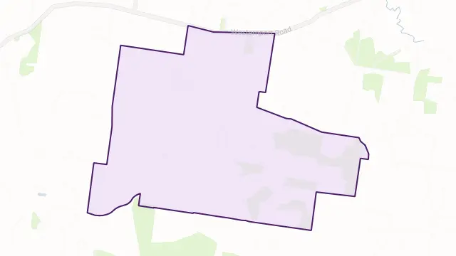 Lang Lang East Area Boundary Map