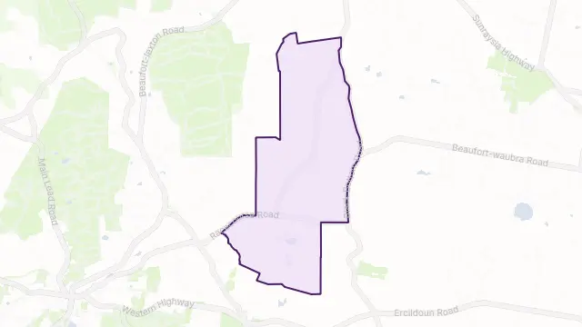 Langi Kal Kal Area Boundary Map