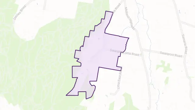 Lima Area Boundary Map