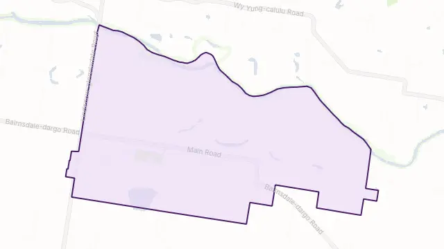 Lindenow Area Boundary Map