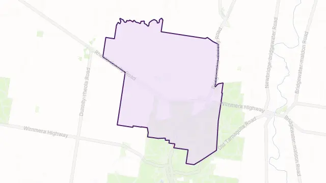 Llanelly Area Boundary Map