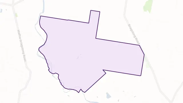 Llowalong Area Boundary Map