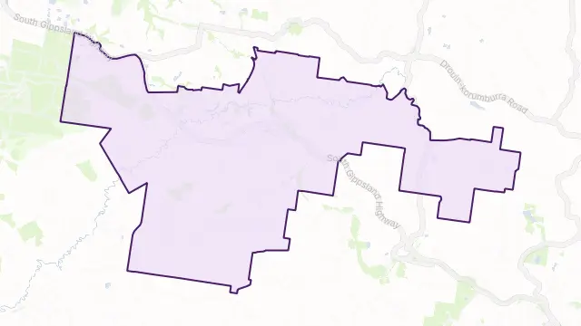 Loch Area Boundary Map