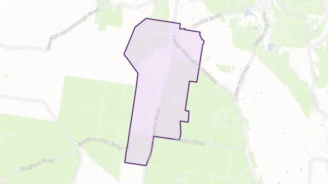 Lockwood South Area Boundary Map