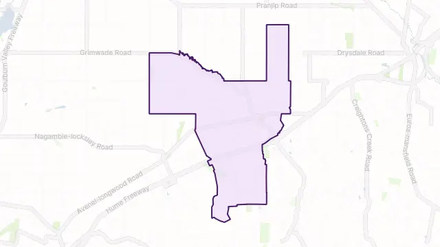 Longwood Area Boundary Map
