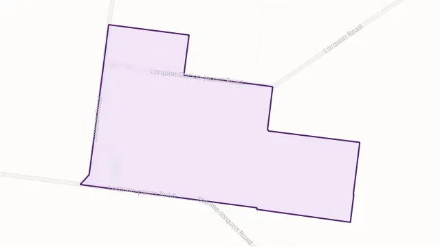 Lorquon Area Boundary Map