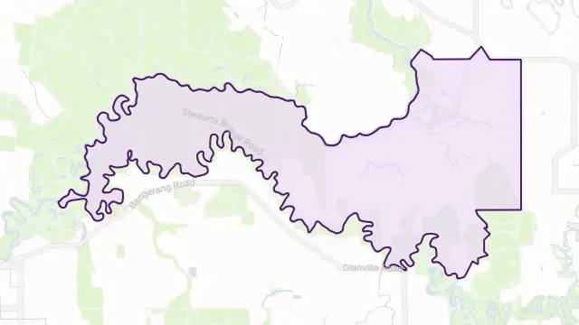 Lower Moira Area Boundary Map