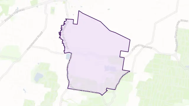 Loy Yang Area Boundary Map