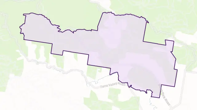 Macks Creek Area Boundary Map