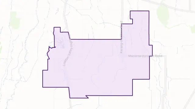Macorna Area Boundary Map