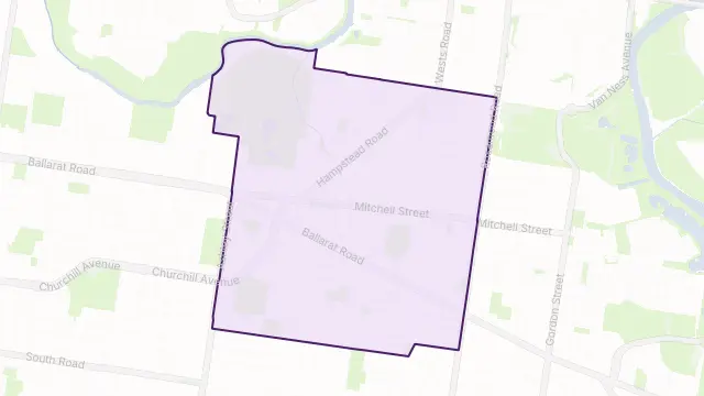 Maidstone Area Boundary Map
