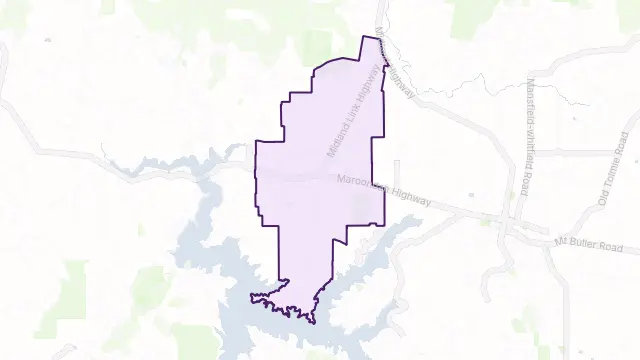 Maindample Area Boundary Map