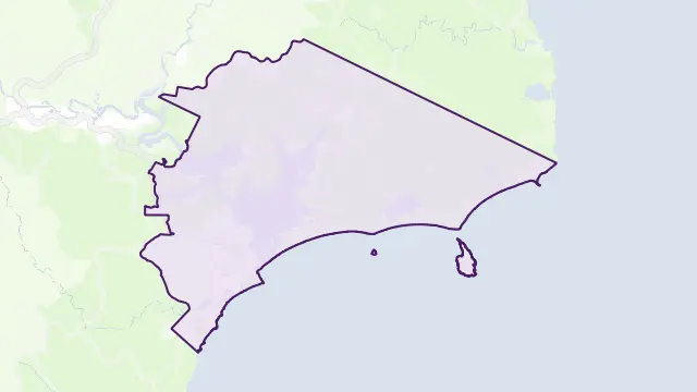 Mallacoota Area Boundary Map