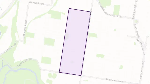 Manifold Heights Area Boundary Map