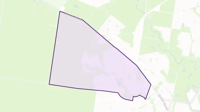 Manor Lakes Area Boundary Map