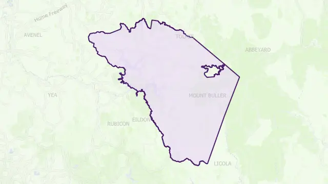 Mansfield Council Area Boundary Map