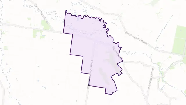 Markwood Area Boundary Map