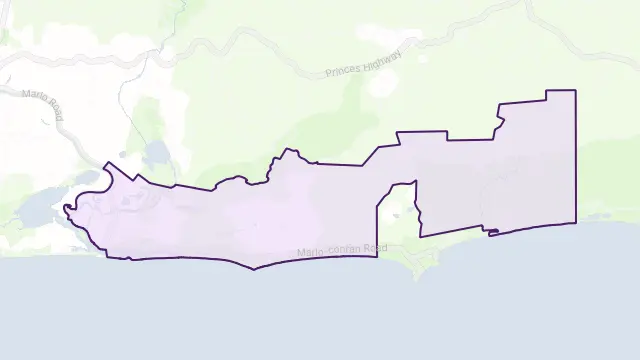 Marlo Area Boundary Map