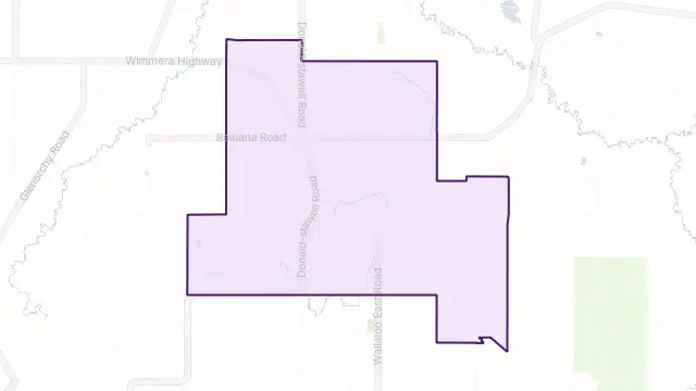 Marnoo Area Boundary Map