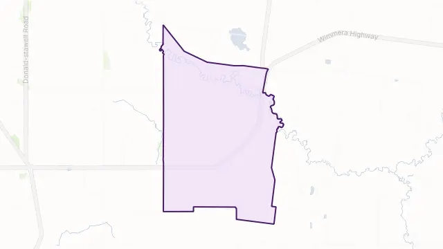 Marnoo East Area Boundary Map