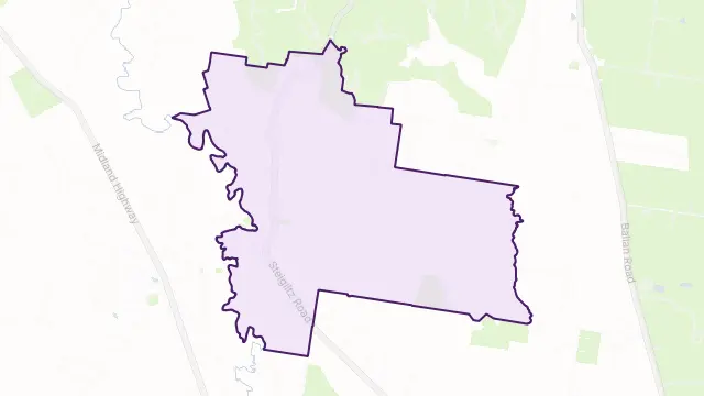 Maude Area Boundary Map