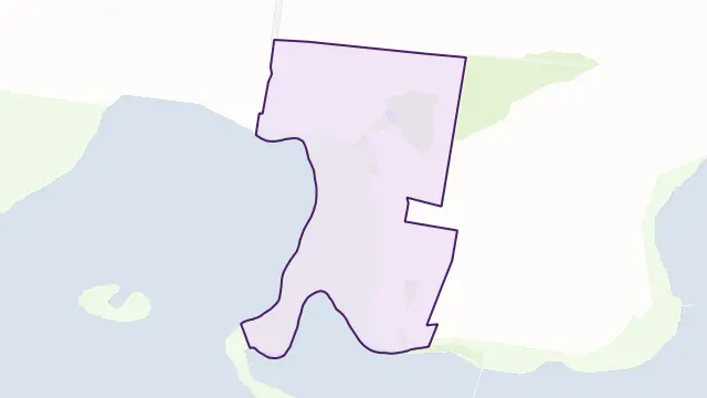 Mcloughlins Beach Area Boundary Map