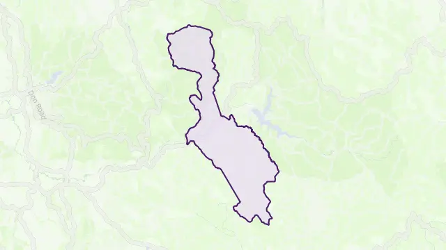 McMahons Creek Area Boundary Map