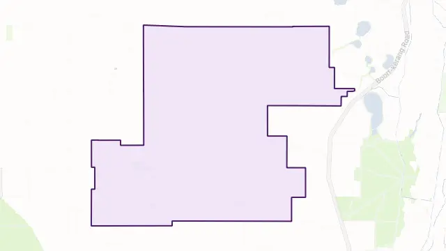 Meering West Area Boundary Map