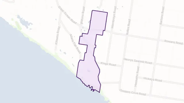 Mepunga Area Boundary Map