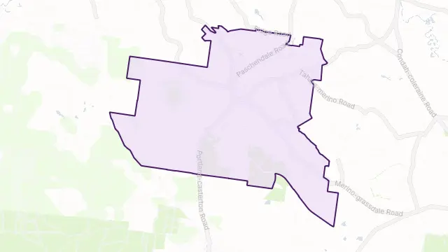 Merino Area Boundary Map