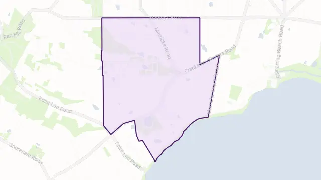 Merricks Area Boundary Map