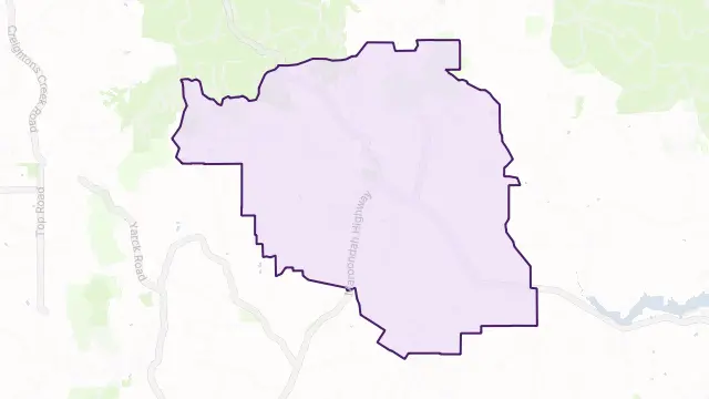 Merton Area Boundary Map