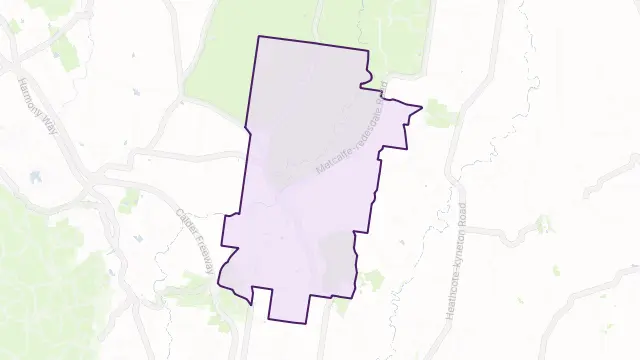 Metcalfe Area Boundary Map