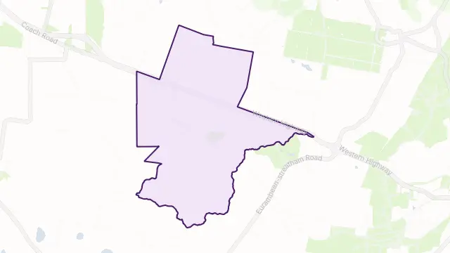 Middle Creek Area Boundary Map