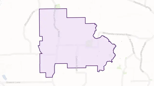 Minhamite Area Boundary Map
