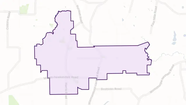 Minjah Area Boundary Map
