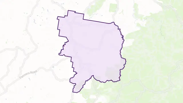 Mirboo Area Boundary Map