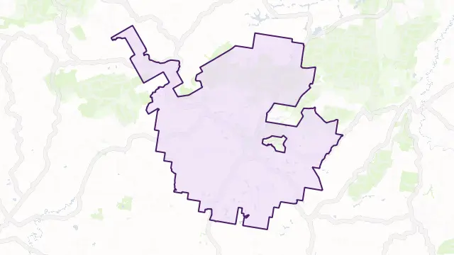 Mirboo North Area Boundary Map