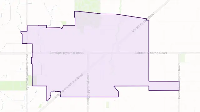 Mitiamo Area Boundary Map