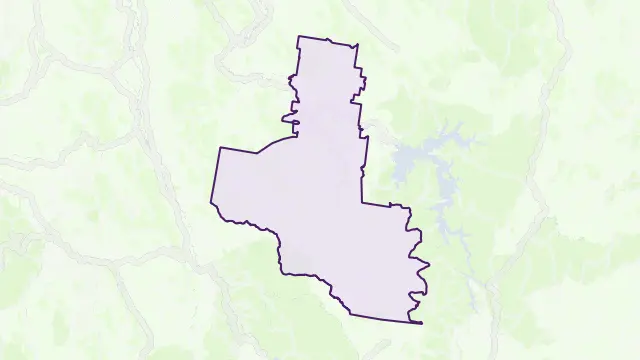Mitta Mitta Area Boundary Map