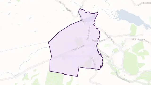 Moe Area Boundary Map